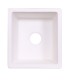 LS-GC28 Single Bowl Granite Composite Sink White