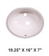 LS-C2 Undermount Ceramic Sink Bisque